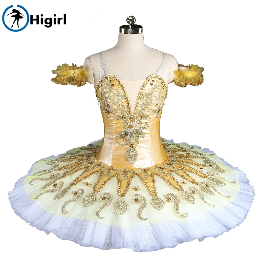 Yellow Fairy With White Tulle Professional Pancake Nutracker Tutus Women Sugar Plum Fairy Stage Costumes Tutu BT9134E
Yellow Fairy With White Tulle Professional Pancake Nutracker Tutus Women Sugar Plum Fairy Stage Costumes Tutu BT9134E
