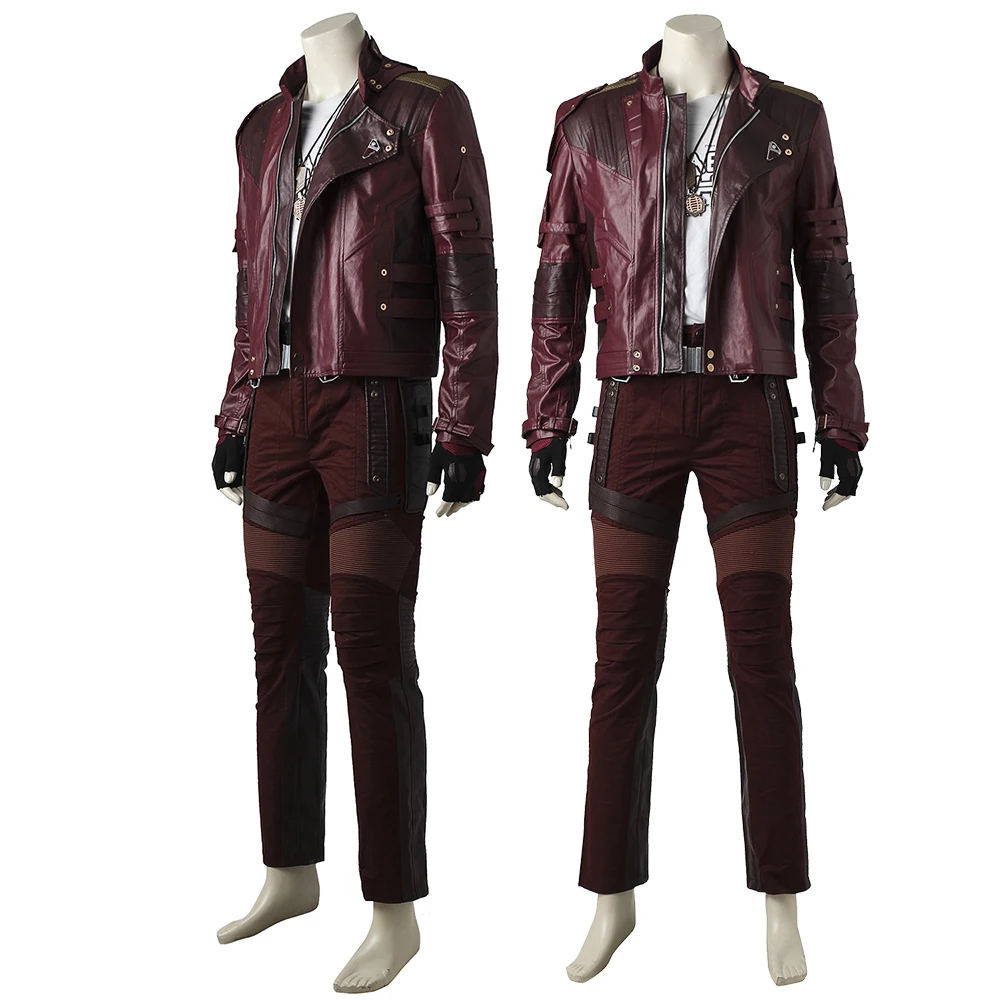 Galaxy 2 Cosplay Superhero Costume Star-Lord Peter Quill Jacket Halloween Party Outfit With Gloves Necklace
Galaxy 2 Cosplay Superhero Costume Star-Lord Peter Quill Jacket Halloween Party Outfit With Gloves Necklace