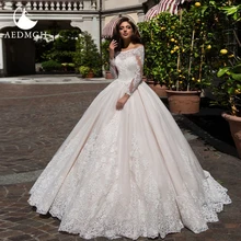 Aedmgh Ball Gown Wedding Dresses 2022 Boat Neck Long Sleeve Robe De Mariee Gorgeous Appliques Princess Empire Vestido De Novia
Aedmgh Ball Gown Wedding Dresses 2022 Boat Neck Long Sleeve Robe De Mariee Gorgeous Appliques Princess Empire Vestido De Novia