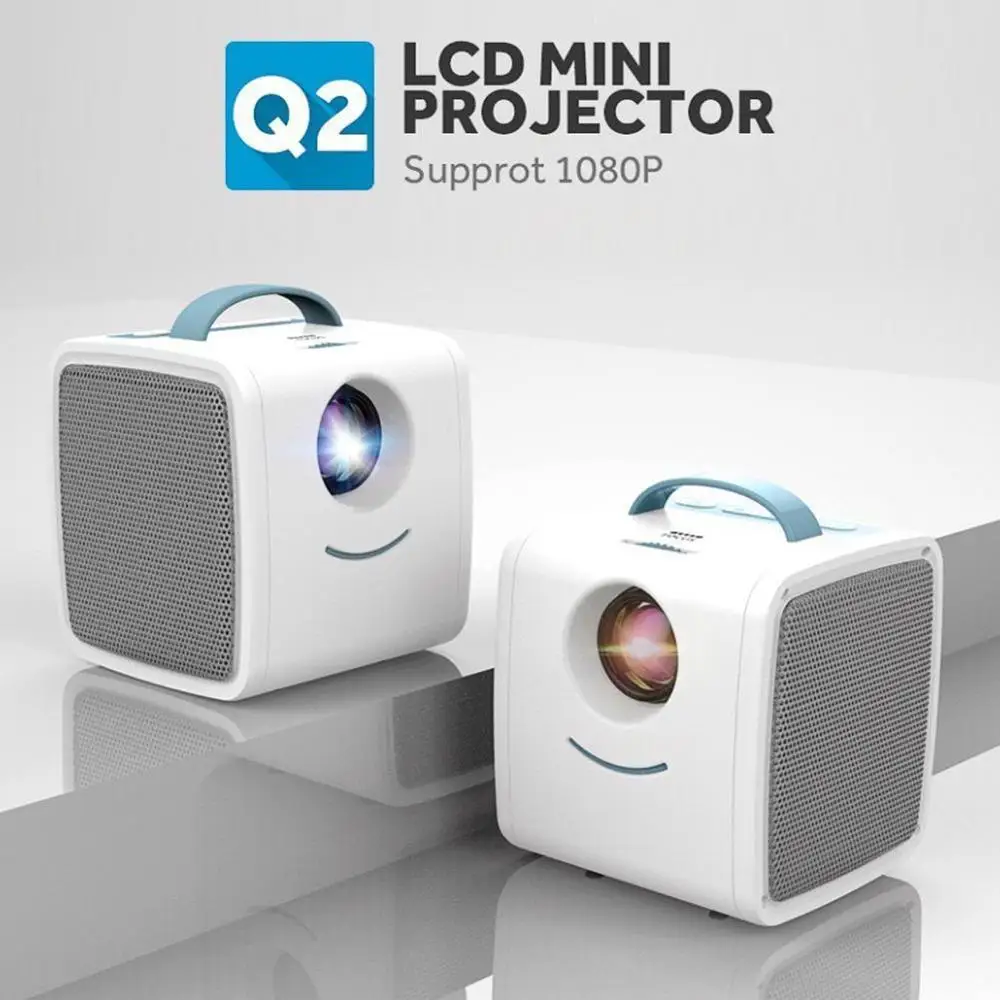 Q2 Mini Projector HD 1080P Children's Toy 700 Lumens Portable Projector Children Education Mini LED Beamer for Christmas
Q2 Mini Projector HD 1080P Children's Toy 700 Lumens Portable Projector Children Education Mini LED Beamer for Christmas