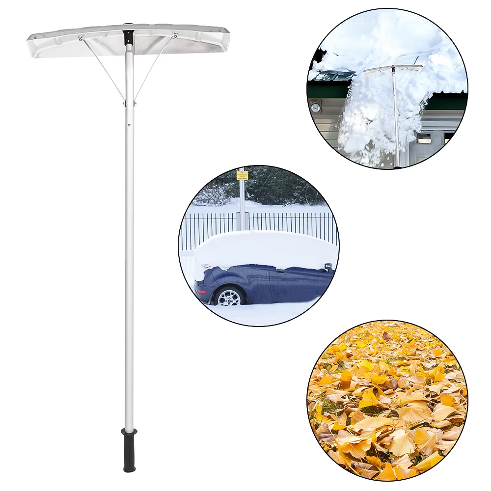 Roof Snow Rake Ice Scraper Pole Aluminum Blade home Sectional Telescoping Aluminum Snow Removal Tool Clearing Roof Vehicle Snow
Roof Snow Rake Ice Scraper Pole Aluminum Blade home Sectional Telescoping Aluminum Snow Removal Tool Clearing Roof Vehicle Snow