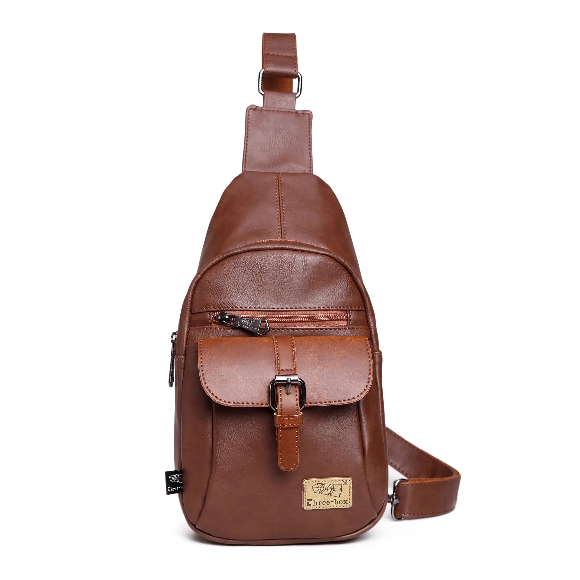 Sleeves New Style Fashion MEN'S Messenger Bag Chest Pack Shoulder Bag PU Leather Front Backpack Korean-style Trendy Bag Sports C
Sleeves New Style Fashion MEN'S Messenger Bag Chest Pack Shoulder Bag PU Leather Front Backpack Korean-style Trendy Bag Sports C