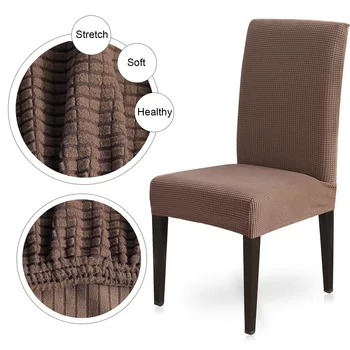 1/2/4/6pcs Jacquard Stretch Chair Cover Spandex Solid Color Elastic Slipcovers Chair Covers Dining Room Kitchen Wedding Hotel 
1/2/4/6pcs Jacquard Stretch Chair Cover Spandex Solid Color Elastic Slipcovers Chair Covers Dining Room Kitchen Wedding Hotel
