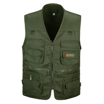 4 Colors Men's Multi-Pocket Classic Waistcoat Male Sleeveless Unloading Coat Work Vest Photographer Tactical Male Fishing Vest
4 Colors Men's Multi-Pocket Classic Waistcoat Male Sleeveless Unloading Coat Work Vest Photographer Tactical Male Fishing Vest