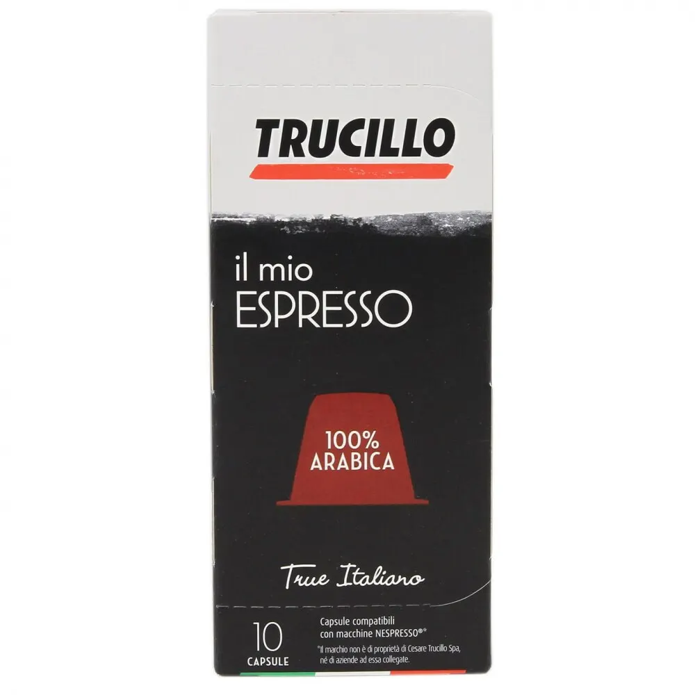 Кофе в капсулах Trucillo il mio "Nespresso Espresso 100% Arabica" 10 штук по 5 гр | Продукты