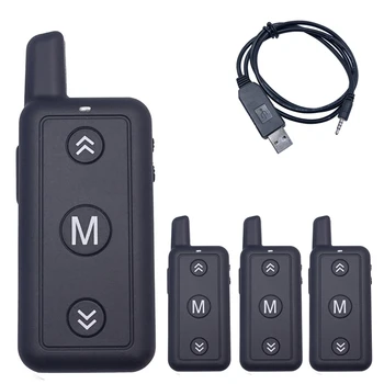 4PCS LEIXEN VV-109 Super MINI Walkie Talkie 0.5W with USB Power Supply & Earpieces UHF 400-470MHz 16CH Two-Way Radio
4PCS LEIXEN VV-109 Super MINI Walkie Talkie 0.5W with USB Power Supply & Earpieces UHF 400-470MHz 16CH Two-Way Radio