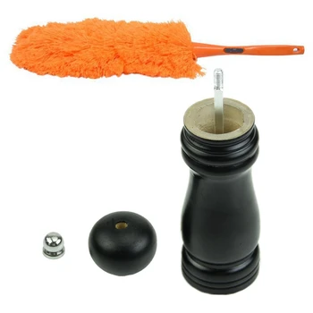 Anti Dust Duster Cleaner Cleaning Feather Tool with Wooden Pepper Sauce Spice Salt Mill Grinder 17cm x 4.7cm (Black)
Anti Dust Duster Cleaner Cleaning Feather Tool with Wooden Pepper Sauce Spice Salt Mill Grinder 17cm x 4.7cm (Black)