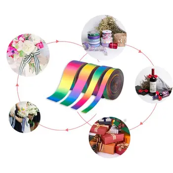 Double Sided Polyester Satin Ribbon Roll Gradient Rainbow Colorful Printed for DIY Handmade Hair Bow Gift Wrapping Decoration
Double Sided Polyester Satin Ribbon Roll Gradient Rainbow Colorful Printed for DIY Handmade Hair Bow Gift Wrapping Decoration