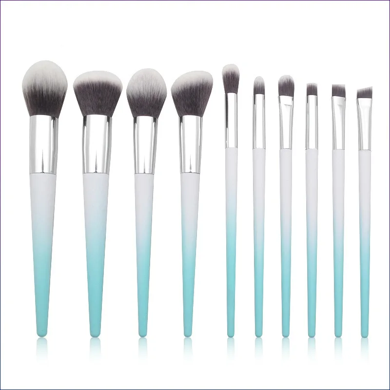 Make Up 10 pcs Plastic Gradient Handle Makeup Brushes Set Loose Powder Eye Brushes Makeup Tools Eye Brush Cosmetics Brushes Set
Make Up 10 pcs Plastic Gradient Handle Makeup Brushes Set Loose Powder Eye Brushes Makeup Tools Eye Brush Cosmetics Brushes Set