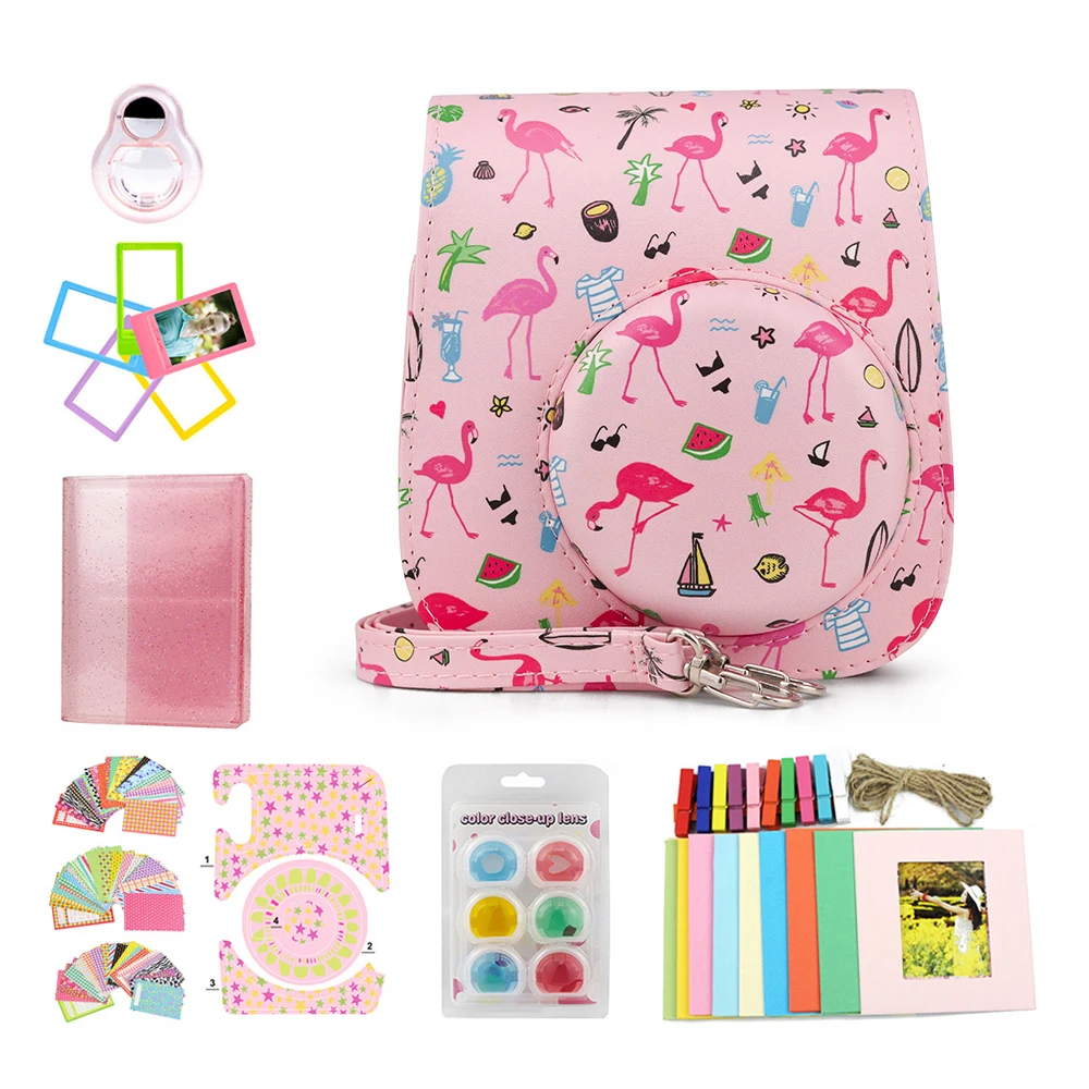 CAIUL Accessorie for Fujifilm Instax Mini 11 Instant Film Camera bundle Included mini camera case and more-Watermelon flamingo
CAIUL Accessorie for Fujifilm Instax Mini 11 Instant Film Camera bundle Included mini camera case and more-Watermelon flamingo