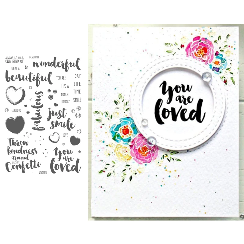 you are loved heart Clear Stamps for DIY Scrapbooking Craft Cards Transparent Stempels New Silicone Seal 2019 Deacorative
you are loved heart Clear Stamps for DIY Scrapbooking Craft Cards Transparent Stempels New Silicone Seal 2019 Deacorative