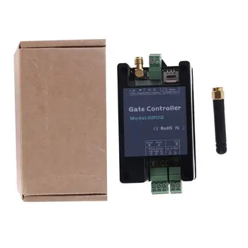 2G GSM G202 Gate Opener Relay Switch Machine Switch Access Controller Remote Control Door Opener Free Call 850/900/1800/1900MHz
2G GSM G202 Gate Opener Relay Switch Machine Switch Access Controller Remote Control Door Opener Free Call 850/900/1800/1900MHz