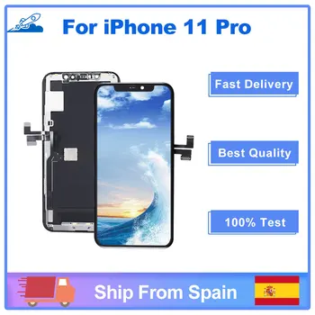 Grade AAA For iPhone 11 Pro EK OLED LCD Screen Replacement Display With 3D Touch Digitizer Assembly Ship From Spain
Grade AAA For iPhone 11 Pro EK OLED LCD Screen Replacement Display With 3D Touch Digitizer Assembly Ship From Spain