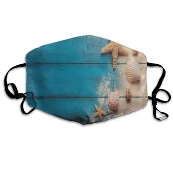 Face Mask Blue Wooden Sand Rope Sea Shell Starfish Marvellous Cycling Half Face Earloop Dust Mask for Girls
Face Mask Blue Wooden Sand Rope Sea Shell Starfish Marvellous Cycling Half Face Earloop Dust Mask for Girls