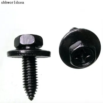 Shhworldsea 100pcs Free Shipping Black Hexagon Tapping Screw Fastener Retainer Clips
Shhworldsea 100pcs Free Shipping Black Hexagon Tapping Screw Fastener Retainer Clips