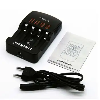 LiitoKala Lii-NL4 AA AAA 9V Ni-MH Ni-Cd Battery Charger US/EU Plug Charge Port DC12V/1A Specially Designed
LiitoKala Lii-NL4 AA AAA 9V Ni-MH Ni-Cd Battery Charger US/EU Plug Charge Port DC12V/1A Specially Designed