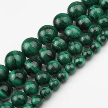 Natural Genuine Green Malachite Stone Beads Round Loose Beads For DIY Jewelry Making Bracelet Accessories 6 8 10 12mm 7.5''
Natural Genuine Green Malachite Stone Beads Round Loose Beads For DIY Jewelry Making Bracelet Accessories 6 8 10 12mm 7.5''