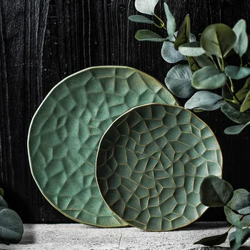 Nordic Lotus Leaf Ceramic Western Food Steak Plate Simple Diamond Pattern 10 Inch Shaped Breakfast Dessert Sushi Plate Tableware
Nordic Lotus Leaf Ceramic Western Food Steak Plate Simple Diamond Pattern 10 Inch Shaped Breakfast Dessert Sushi Plate Tableware