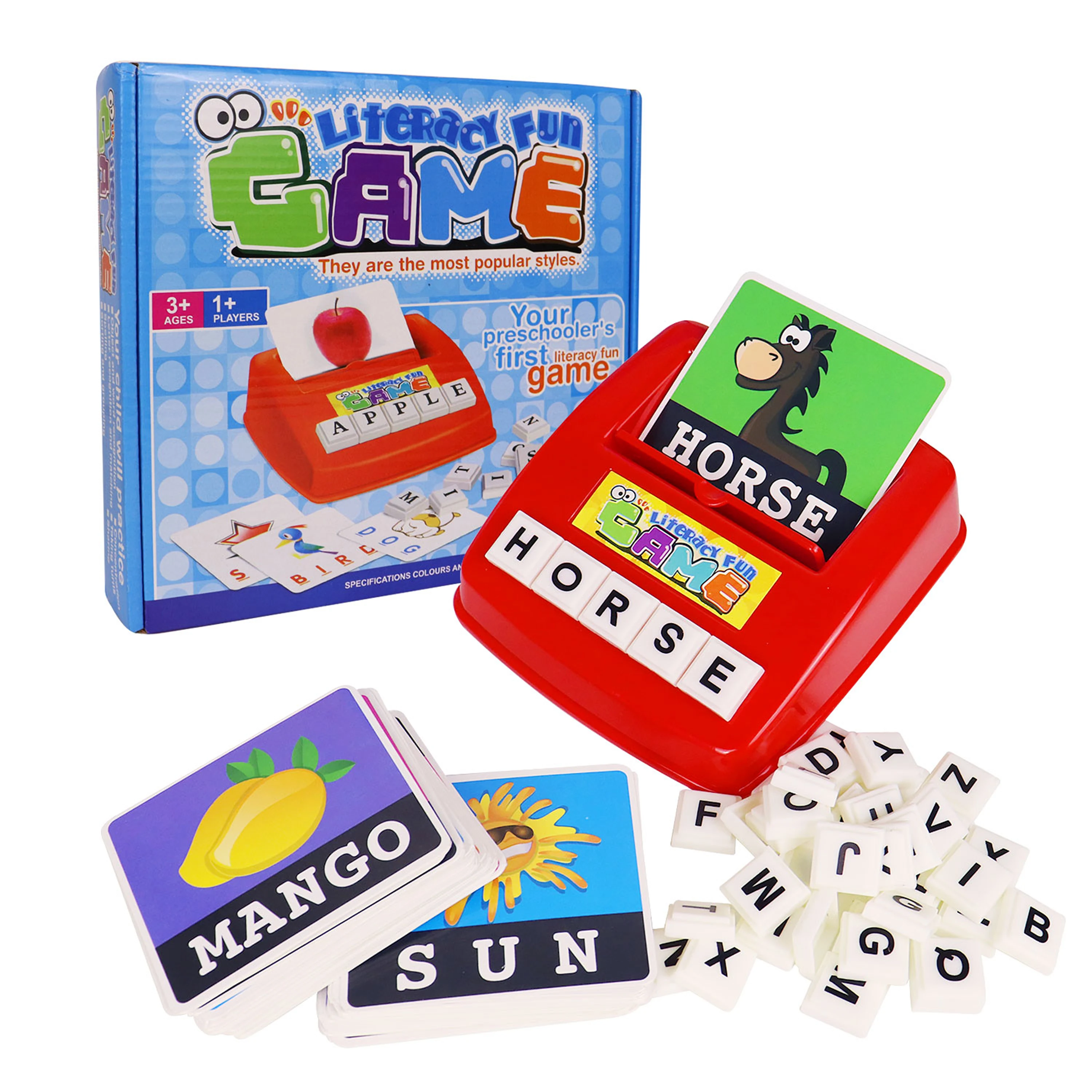 Matching Letter Game, Alphabet Reading & Spelling, Words & Objects, Number & Color Recognition, Educational Learning Toy
Matching Letter Game, Alphabet Reading & Spelling, Words & Objects, Number & Color Recognition, Educational Learning Toy