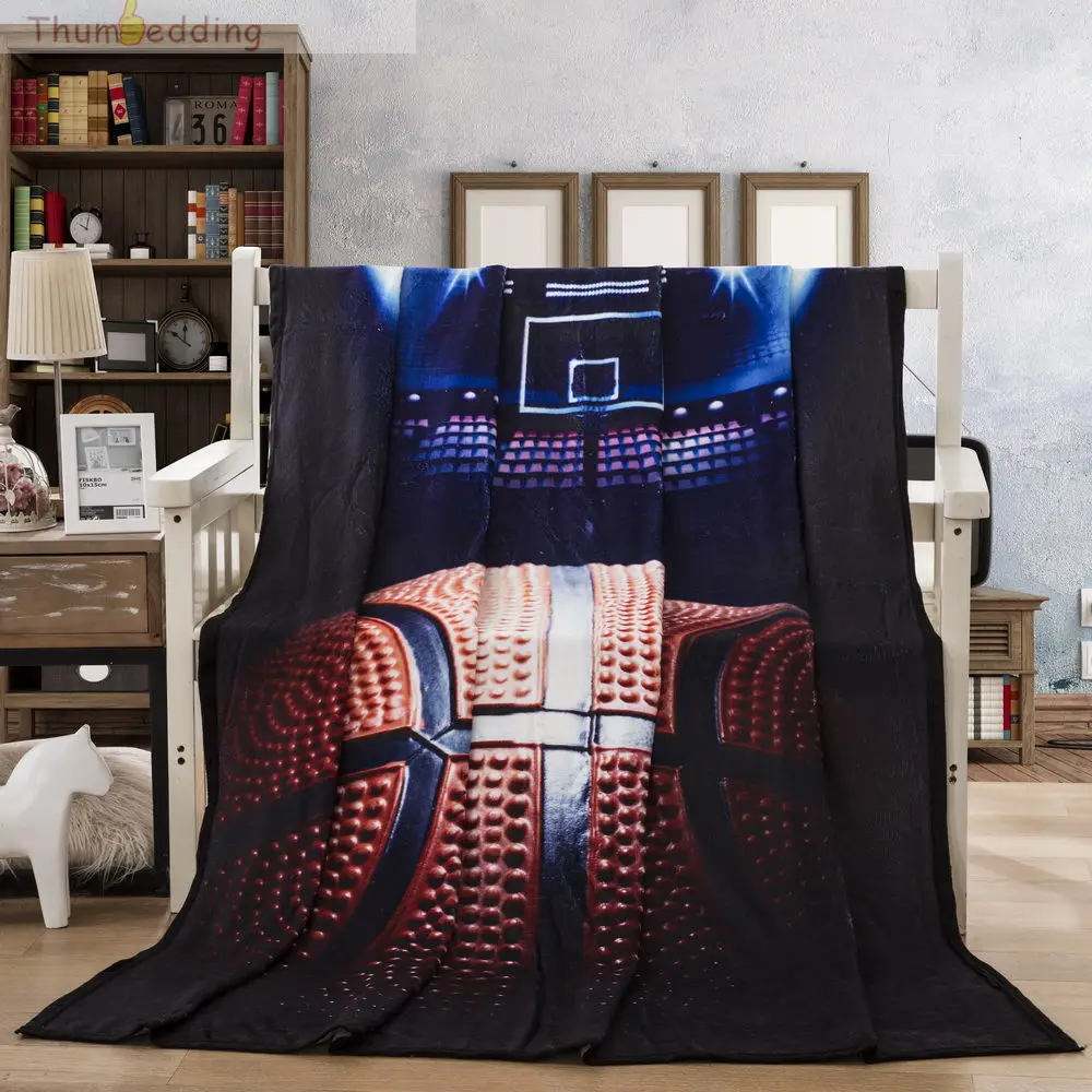 Thumbedding Basketball Flannel Blankets for Beds 3D Sport Throw Blanket Comfortable Material Soft Touching Bedspread Bed Deco
Thumbedding Basketball Flannel Blankets for Beds 3D Sport Throw Blanket Comfortable Material Soft Touching Bedspread Bed Deco