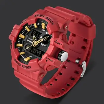 SANDA Men's Watches Top Brand Luxury relogio digital Military LED Quartz Watch Waterproof Alarm Chrono Sports Watches Male Clock 
SANDA Men's Watches Top Brand Luxury relogio digital Military LED Quartz Watch Waterproof Alarm Chrono Sports Watches Male Clock