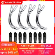 2/4 conjuntos mtb mountain bike v cabo de freio macarronetes guia tubo curva mangas protetor mangueira macarronete e inicialização do freio conjunto(China)