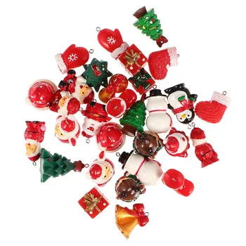 30pcs Resin Christmas Mini Ornaments Lovely Pendants DIY Accessories
30pcs Resin Christmas Mini Ornaments Lovely Pendants DIY Accessories