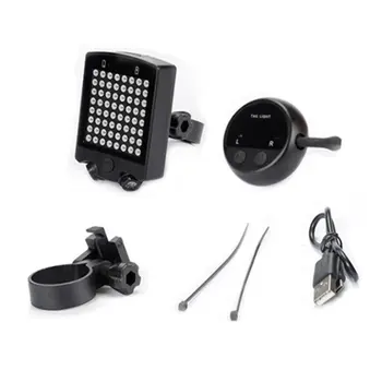 64 LED Laser Bike Turn Signals Light USB Rechargeable Safety Warning Light With Wireless Remote Bicycle Rear Tail Light
64 LED Laser Bike Turn Signals Light USB Rechargeable Safety Warning Light With Wireless Remote Bicycle Rear Tail Light