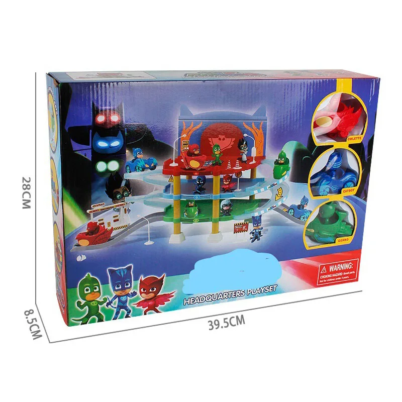 PJ Masks Pajamas Masked Juguete Heroes Small Kids Cat Owl PVC Action Figure Child Boys Girls Parking Set Toys For Children Gift
PJ Masks Pajamas Masked Juguete Heroes Small Kids Cat Owl PVC Action Figure Child Boys Girls Parking Set Toys For Children Gift