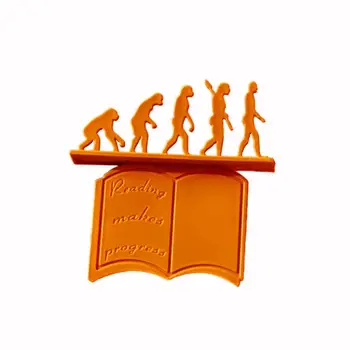 1Pcs Creative Theory of Evolution Bookmark 3D Silicone Red Holder Gift For Children Book Orange Bookmarks Reading Green L7F9
1Pcs Creative Theory of Evolution Bookmark 3D Silicone Red Holder Gift For Children Book Orange Bookmarks Reading Green L7F9