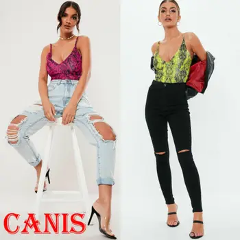 UK Women Jumpsuit Sexy Clubwear V-Neck Bodycon Romper Ladies Sleeveless Bodysuit
UK Women Jumpsuit Sexy Clubwear V-Neck Bodycon Romper Ladies Sleeveless Bodysuit