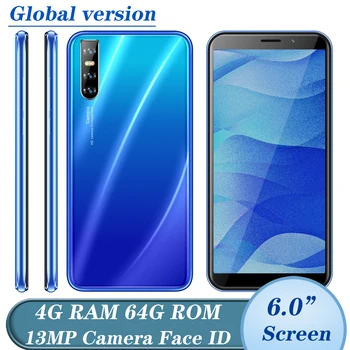 4GB RAM 64GB ROM Note 9s 13MP 6.0'' Face unlocked Global Version Smartphone Android Full Screen Mobile Phone Cellphone Celulares
4GB RAM 64GB ROM Note 9s 13MP 6.0'' Face unlocked Global Version Smartphone Android Full Screen Mobile Phone Cellphone Celulares