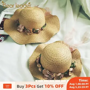 Bear Learder Hat Baby 2020 Summer Cap Breathable Straw Hats Children's Flower sunhat Kids Cute Kids Hats
Bear Learder Hat Baby 2020 Summer Cap Breathable Straw Hats Children's Flower sunhat Kids Cute Kids Hats