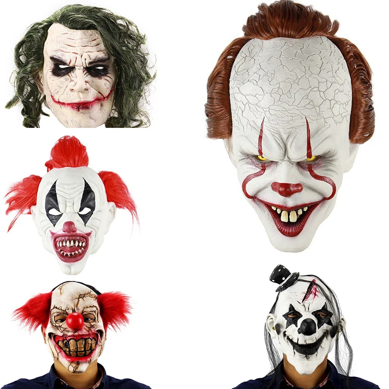 Joker Mask Movie Batman The Dark Knight Cosplay Horror Scary Clown Mask Halloween Latex Mask Masquerade Party Mask for Adult
Joker Mask Movie Batman The Dark Knight Cosplay Horror Scary Clown Mask Halloween Latex Mask Masquerade Party Mask for Adult