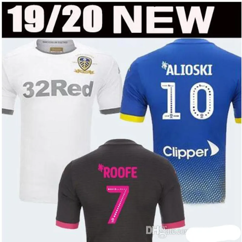 

19 20 Leeds United away soccer jersey COSTA PHILLIPS Celebrates Centenary 2019 2020 BAMFORD CLARKE ROOFE adults football shirt