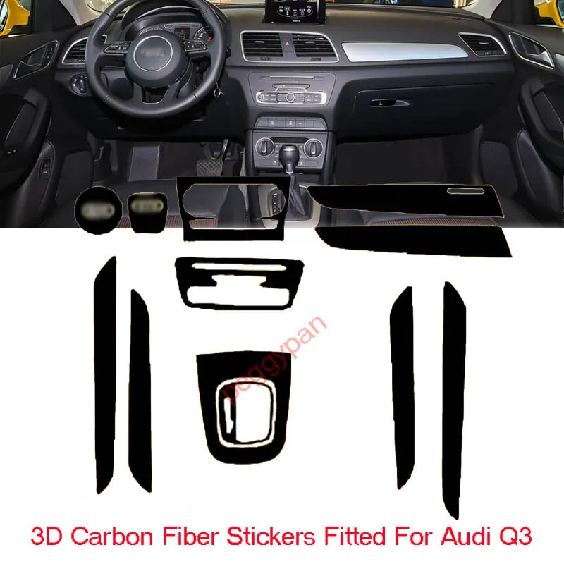 Car-Styling New 3D Carbon Fiber Car Interior Center Console Color Change Molding Sticker Decals For Audi Q3
Car-Styling New 3D Carbon Fiber Car Interior Center Console Color Change Molding Sticker Decals For Audi Q3