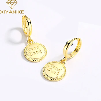 XIYANIKE 925 Sterling Silver Vintage Creative Letter Drop Earrings for Women Wedding Couple Geometric Pendant Handmade Jewelry
XIYANIKE 925 Sterling Silver Vintage Creative Letter Drop Earrings for Women Wedding Couple Geometric Pendant Handmade Jewelry
