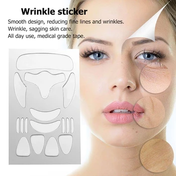 Forehead Anti-Wrinkle Patch Face Care 16pcs Silicone Wrinkle Remover Facial Patch Reusable Face Cheek Forehead Sticker
Forehead Anti-Wrinkle Patch Face Care 16pcs Silicone Wrinkle Remover Facial Patch Reusable Face Cheek Forehead Sticker