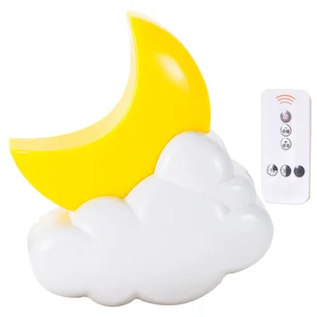 Wireless Infrared Remote Control Lamp Energy-saving Lamp Plug In Timing Moon Cloud Light (Universal US Plug)
Wireless Infrared Remote Control Lamp Energy-saving Lamp Plug In Timing Moon Cloud Light (Universal US Plug)