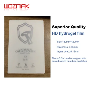 Mobile Phone Front LCD screen Protective Film Screen Protector For iPhone Samsung and All Mobile Phone Flexible Hydrogel Film
Mobile Phone Front LCD screen Protective Film Screen Protector For iPhone Samsung and All Mobile Phone Flexible Hydrogel Film