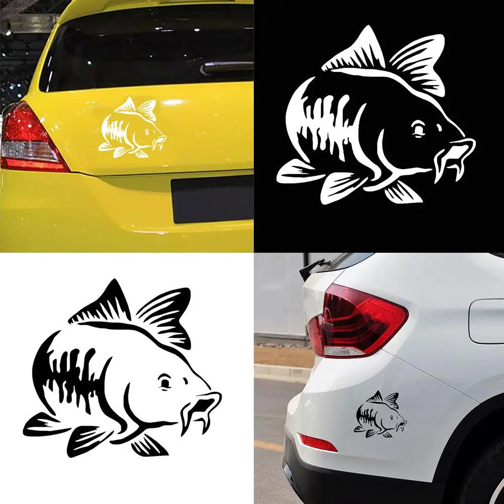Carp Fish Reflective Car Truck Vehicle Body Window Decals Sticker Decoration Car Exterior Accessories Boutique baseus 2020