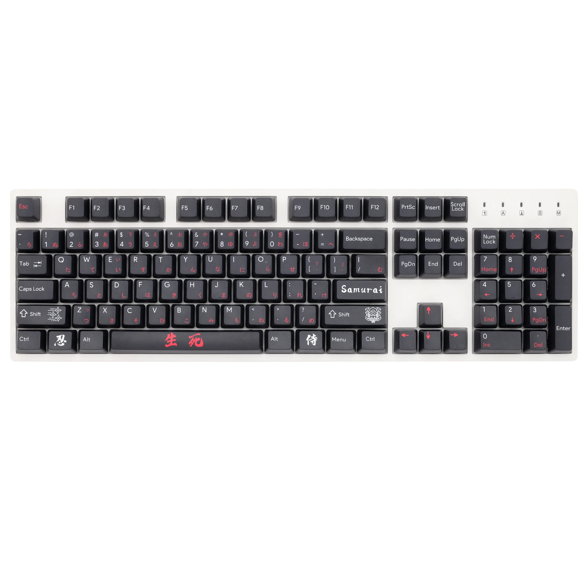 OEM Black Samurai Dye Sub Keycap Set thick PBT for keyboard gh60 poker 87 tkl 104 ansi xd64 bm60 xd68 bm65 bm68 bm80
OEM Black Samurai Dye Sub Keycap Set thick PBT for keyboard gh60 poker 87 tkl 104 ansi xd64 bm60 xd68 bm65 bm68 bm80