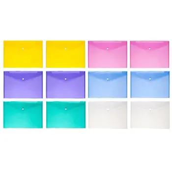 Transparent PP Water Resistant File Holder Filing Envelope with Snap Button Q6PA
Transparent PP Water Resistant File Holder Filing Envelope with Snap Button Q6PA