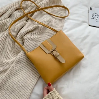 New Korean ladies handbags pu soft leather large capacity bucket fashion simple leisure shoulder bag handbags Messenger Bags 
New Korean ladies handbags pu soft leather large capacity bucket fashion simple leisure shoulder bag handbags Messenger Bags