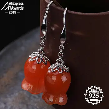 S925 Fine Jewelry Drop Earrings Flower Dangle Women red Lily Handmade Vintage Natural Retro Exquisite jasper
S925 Fine Jewelry Drop Earrings Flower Dangle Women red Lily Handmade Vintage Natural Retro Exquisite jasper