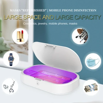 Smart UV Sanitizer Masks Ultraviolet Sterilizer Box Uvc Light Portable Automatic Disinfection Box with Aromatherapy for Mask Jew
Smart UV Sanitizer Masks Ultraviolet Sterilizer Box Uvc Light Portable Automatic Disinfection Box with Aromatherapy for Mask Jew