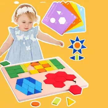 Wodden Tetris Puzzle Blocks Montessori Multi-functional 3 in 1 Geometric Game Jigsaw Board Children Kids Educational Toy
Wodden Tetris Puzzle Blocks Montessori Multi-functional 3 in 1 Geometric Game Jigsaw Board Children Kids Educational Toy