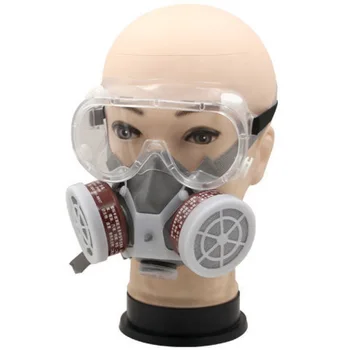 Gas Mask Chemical Gas Anti Dust Paint Industrial Respirator Dual Filter Military Workplace Face Safety Protection Mask Wholesale 
Gas Mask Chemical Gas Anti Dust Paint Industrial Respirator Dual Filter Military Workplace Face Safety Protection Mask Wholesale