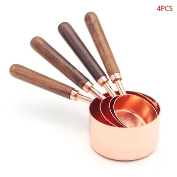 4pcs Stainless Steel Measuring Spoons Set Rose Gold Measuring Cups Kitchen Accessories Baking Tea Coffee Spoon Measuring Tools
4pcs Stainless Steel Measuring Spoons Set Rose Gold Measuring Cups Kitchen Accessories Baking Tea Coffee Spoon Measuring Tools