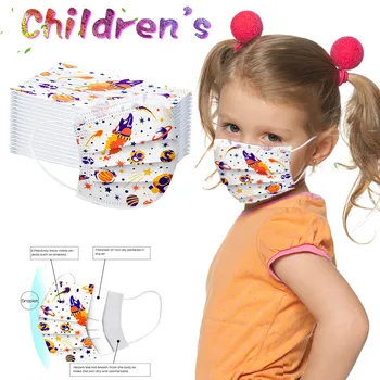 100pcs Disposable Children's Mask Cartoon Space Pattern Full Print Anti-fog Mouth Masks 3 Layer Anti-pollen Dust Mask For Kids
100pcs Disposable Children's Mask Cartoon Space Pattern Full Print Anti-fog Mouth Masks 3 Layer Anti-pollen Dust Mask For Kids